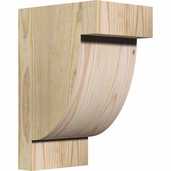 Ekena Millwork Alpine Rough Sawn Corbel, Douglas Fir, 6"W x 8"D x 12"H COR06X08X12ALP00RDF - main